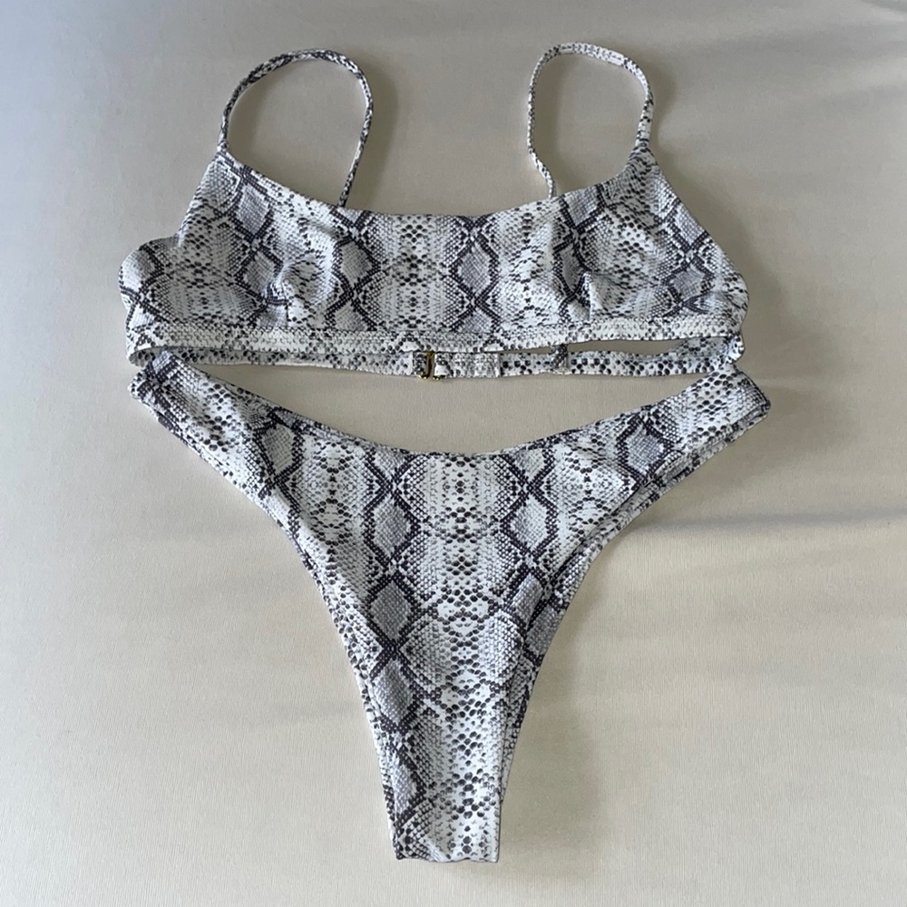 Koana Swim Grey Python Gemma Bikini Set